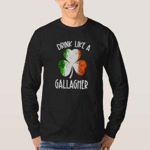 Camiseta Bebe Como Un Gallagher St Patricks Day Shamr Irlan