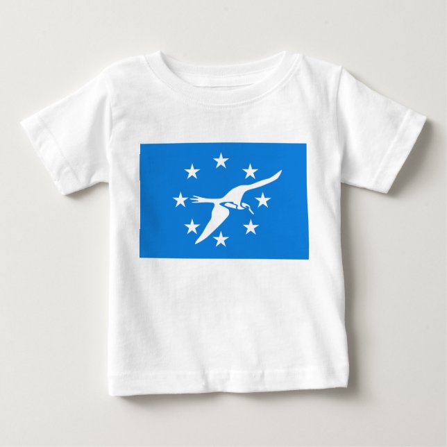 Camiseta bebé con bandera de Corpus Christi, EE.UU (Anverso)