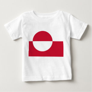 Camiseta bebé con bandera de Groenlandia