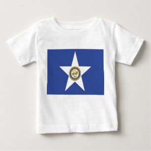 Camiseta bebé con bandera de Houston, EE.UU.