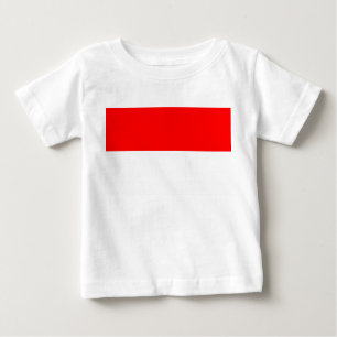 Camiseta bebé con bandera de Indonesia