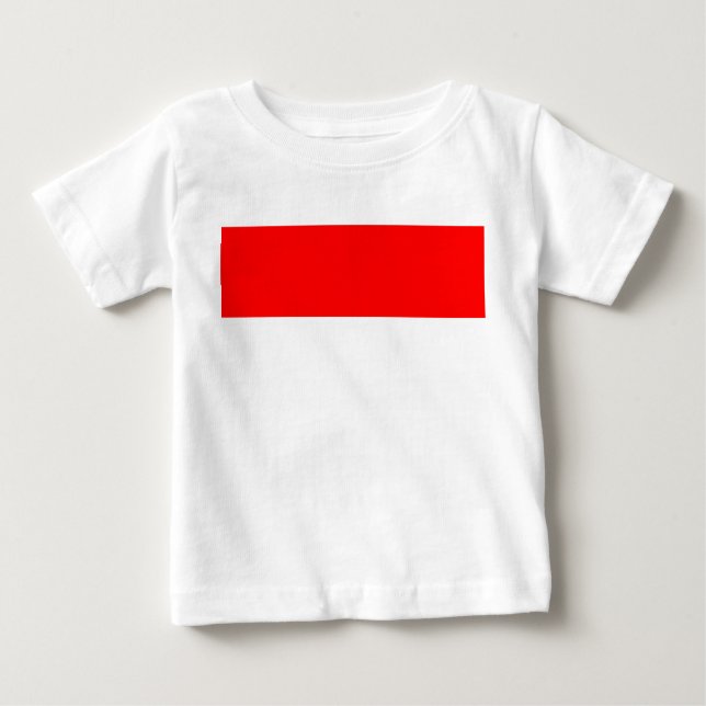 Camiseta bebé con bandera de Indonesia (Anverso)