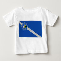 Camiseta bebé con bandera de Las Vegas City, EE.UU