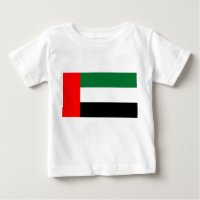 Camiseta bebé con bandera de los Emiratos Árabes U