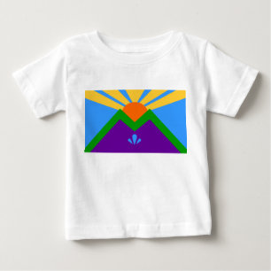 Camiseta bebé con bandera de Manitou Springs