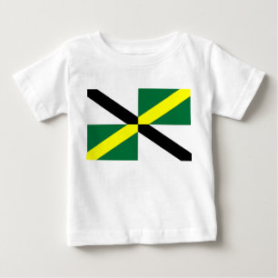 Camiseta bebé con bandera de Monterey City, EE.UU.