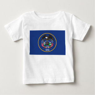 Camiseta bebé con bandera de Utah