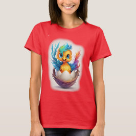 Camiseta Bebé con colorido lindo Phoenix Hatching
