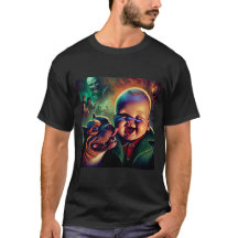 Bebé con el Mascota Pitbull y fantasmas