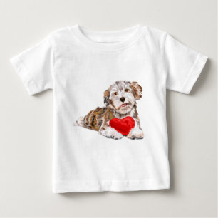 Camiseta bebé con regalo de corazón para usted