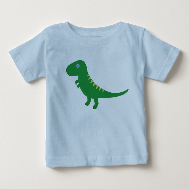 Camiseta bebé con un T-Rex (Anverso)