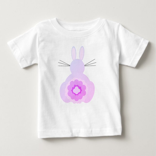 Camiseta bebé conejo de Pascua (Anverso)