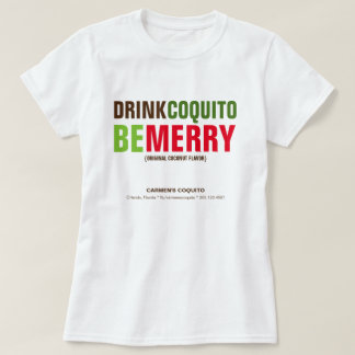 Camiseta Bebe Coquito Sé Alegre Navidad Marketing