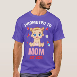 Camiseta Bebé Cute Promocionado A Mamá Est 2023 Cumpleaños