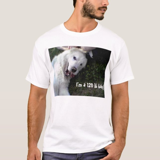 Camiseta bebé de 120 libras (Anverso)