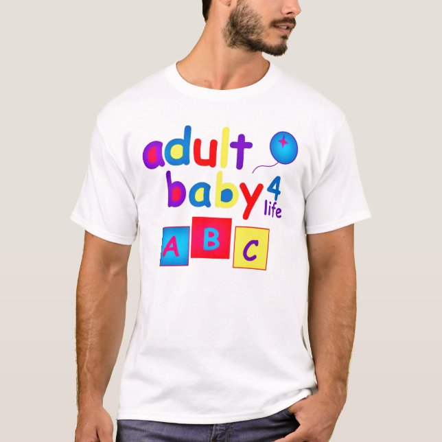 Camiseta Bebé de AB/Adult para el diseño brillante de la (Anverso)