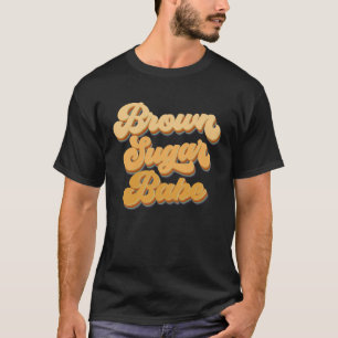 Camiseta Bebé de azúcar moreno melanina afroamericana negra