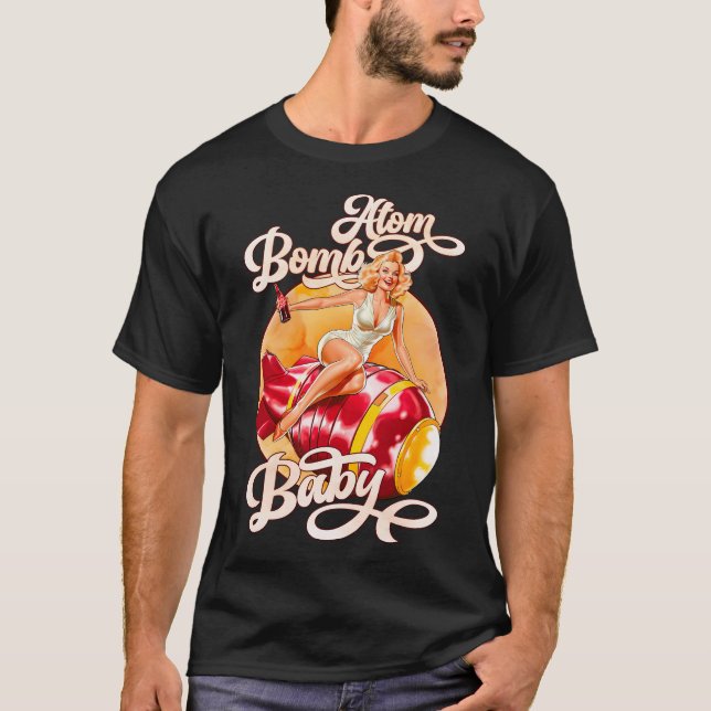 Camiseta Bebé de bomba de átomo (Anverso)