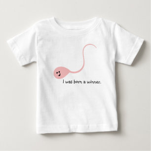 Camiseta bebé de color rosa y divertida