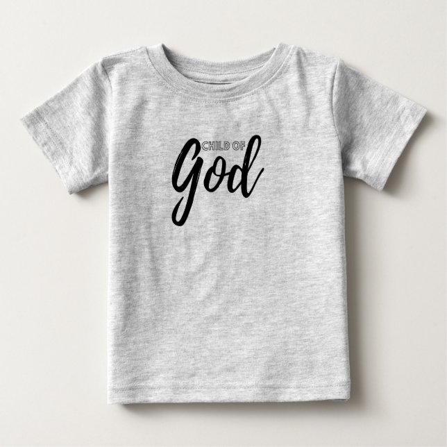 Camiseta bebé de Dios (Anverso)