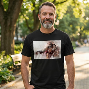 Camiseta Bebé de elefante asiático lindo y juguetón en acua
