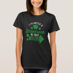 Camiseta Bebé de embarazo irlandés planté un trébol en eso