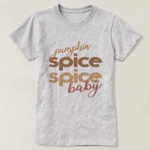 Camiseta Bebé de especias de calabaza
