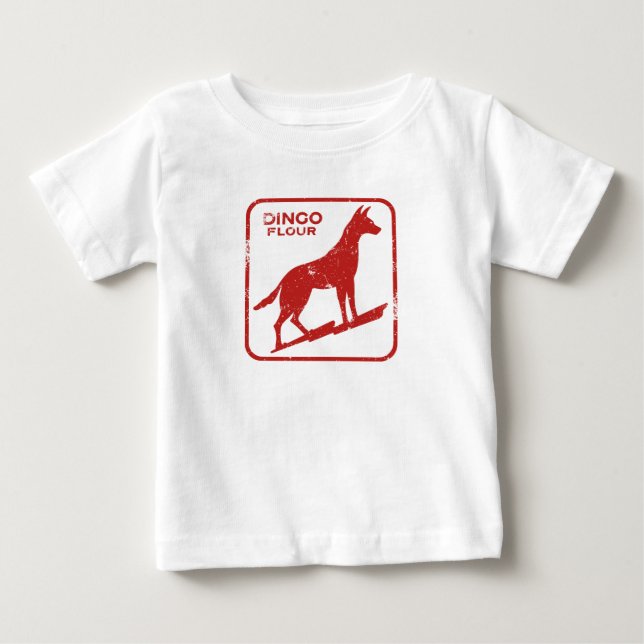 Camiseta bebé de harina de dingo (Anverso)