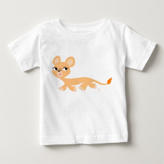 Camiseta bebé de la Personalizado Guay Lioness (Anverso)