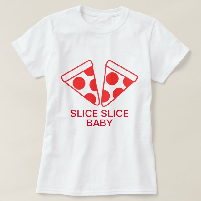 Camiseta Bebé de la rebanada de la rebanada (Diseño del anverso)