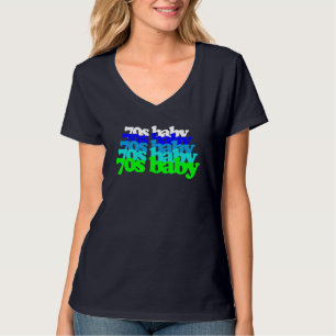 Camiseta bebé de los 70 Gen X cumpleaños nacido en los sete