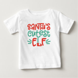 Camiseta bebé de Navidades mayores de Santa Claus