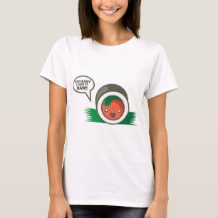 Camiseta Bebé de Ooh del Sushi de Kawaii tengo gusto de él
