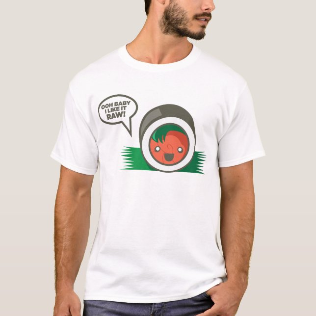 Camiseta Bebé de Ooh del Sushi de Kawaii tengo gusto de él (Anverso)