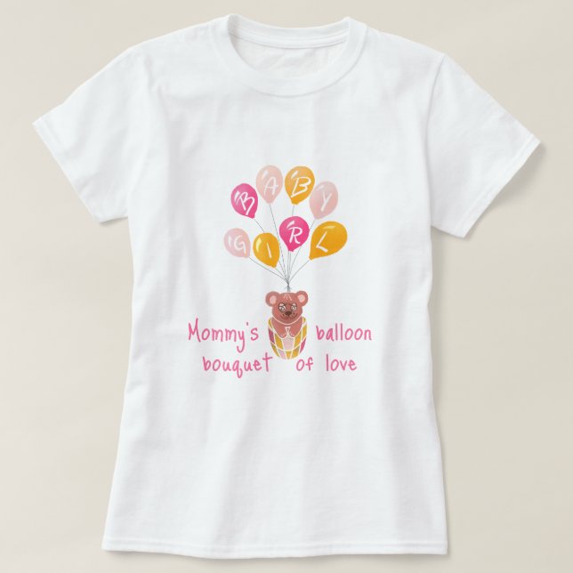 Camiseta Bebé de osito de peluche niño bebé madre ser (Diseño del anverso)