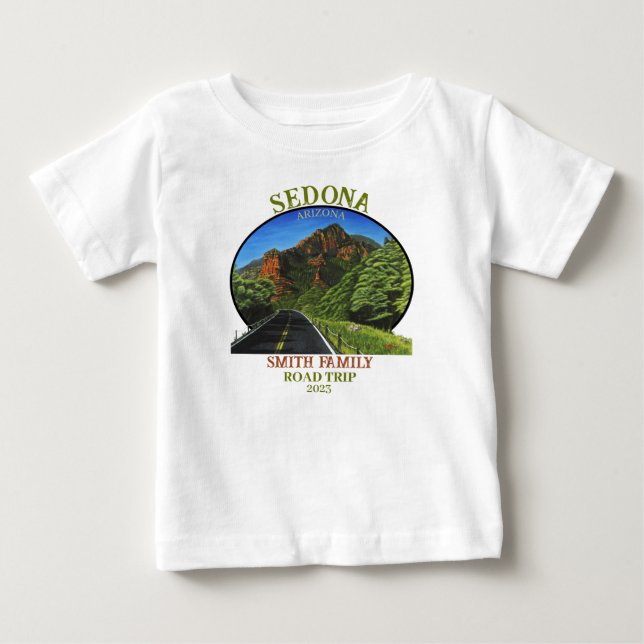 Camiseta bebé de Sedona Arizona (Anverso)