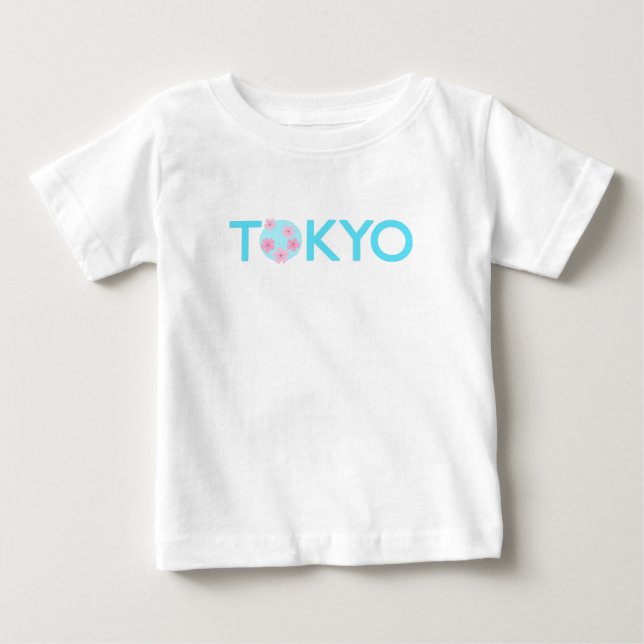 Camiseta bebé de Tokio (Anverso)