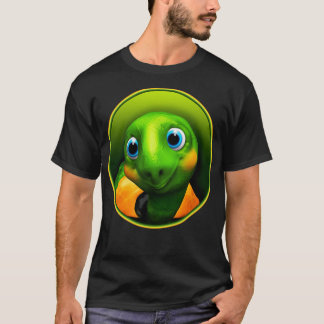 Camiseta Bebé de tortuga verde 3D