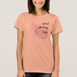 Camiseta Bebé de trabajo metalizado