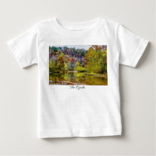 Camiseta bebé de tranquilidad de otoño