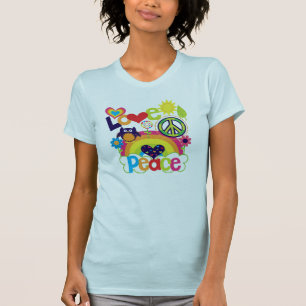 Camiseta Bebé del amor y de la paz