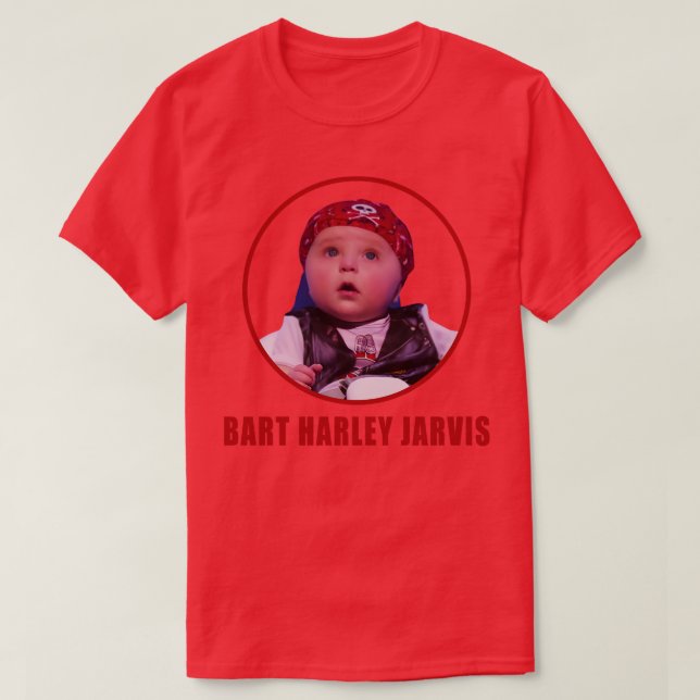 Camiseta Bebé del año Bart Harley Jarvis (Diseño del anverso)