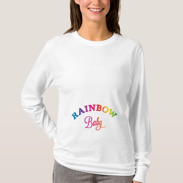 Camiseta Bebé del arco iris (Anverso)