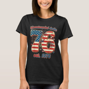 Camiseta Bebé del bicentenario cumpleaños 50 mujeres vintag