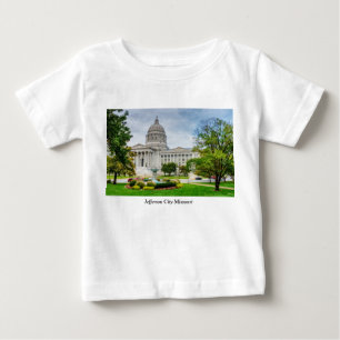 Camiseta bebé del Capitolio de Misuri