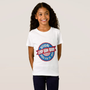 Camiseta Bebé del día de salto -- Año bisiesto Birthday,