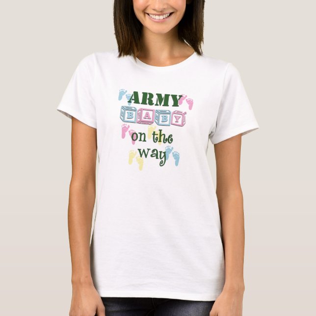 Camiseta bebé del ejército (Anverso)