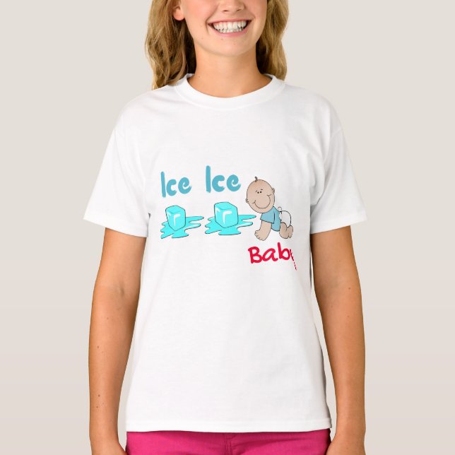 Camiseta Bebé del hielo del hielo (Anverso)