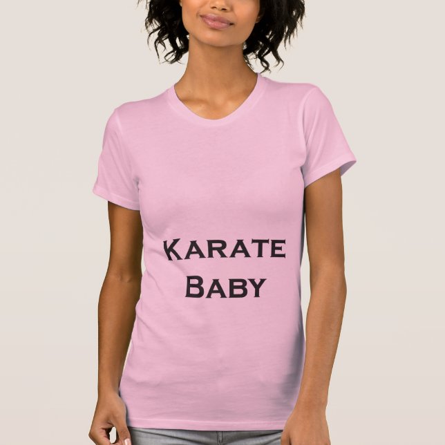 Camiseta Bebé del karate (Anverso)