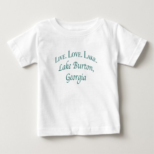 Camiseta bebé del lago Burton (Anverso)